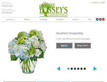 Tablet Screenshot of busseysflorist.com